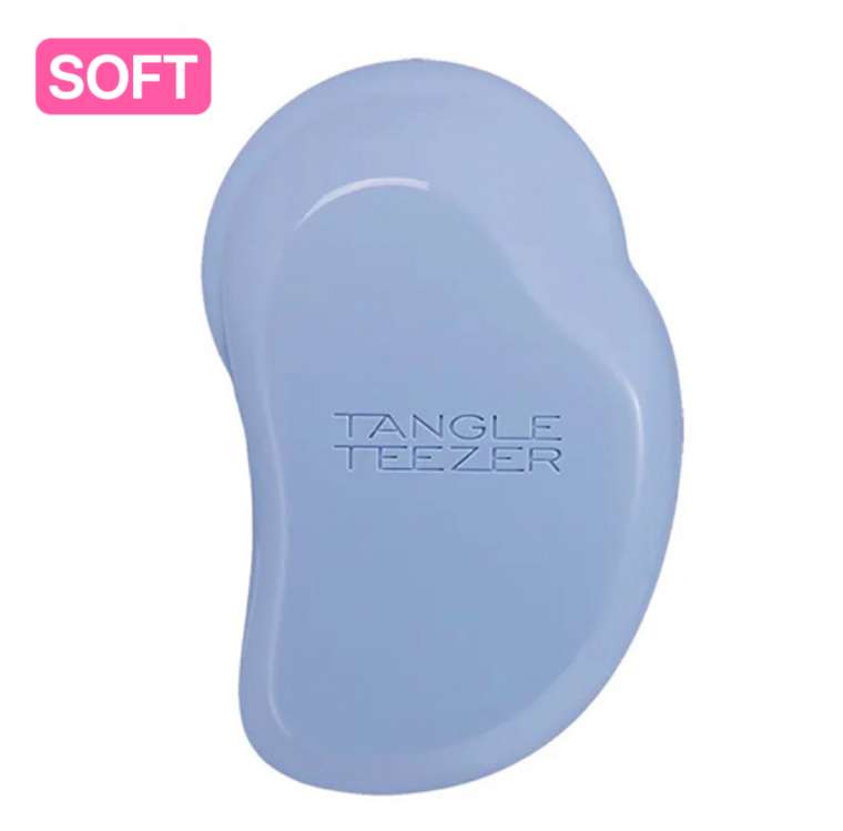 TANGLE TTEEZER　王妃梳順卷美髮專業梳子 纖軟款　適合細軟發用  奶油藍色